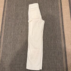 S.O.N.G. Cream Carpenter 90’s Boyfriend Straight Jeans